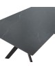 Τραπέζι Olivet sintered stone μαύρο μαρμάρου-μαύρο 180x90x75εκ Υλικό: 12mm sintered stone - METAL 029-000142 Τραπέζι Olivet sintered stone μαύρο μαρμάρου-μαύρο 180x90x75εκ Υλικό: 12mm sintered stone - METAL 029-000142