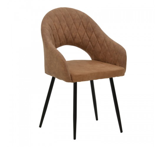 Πολυθρόνα Macie ύφασμα καφέ antique-μαύρο 58x50x85εκ Υλικό: FABRIC - SOLID WOOD 029-000151 Πολυθρόνα Macie ύφασμα καφέ antique-μαύρο 58x50x85εκ Υλικό: FABRIC - SOLID WOOD 029-000151