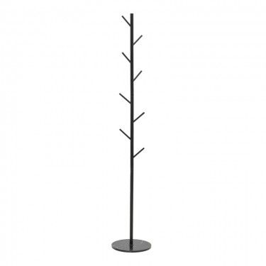 Καλόγερος Fori μαύρο μέταλλο 30x30x173εκ Υλικό: STEEL PIPE 029-000226