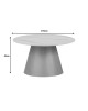 Τραπέζι σαλονιού Soleire Inart λευκό μαρμάρου sintered stone Φ70x40εκ Υλικό: SINTERED STONE 029-000265 Τραπέζι σαλονιού Soleire Inart λευκό μαρμάρου sintered stone Φ70x40εκ Υλικό: SINTERED STONE 029-000265