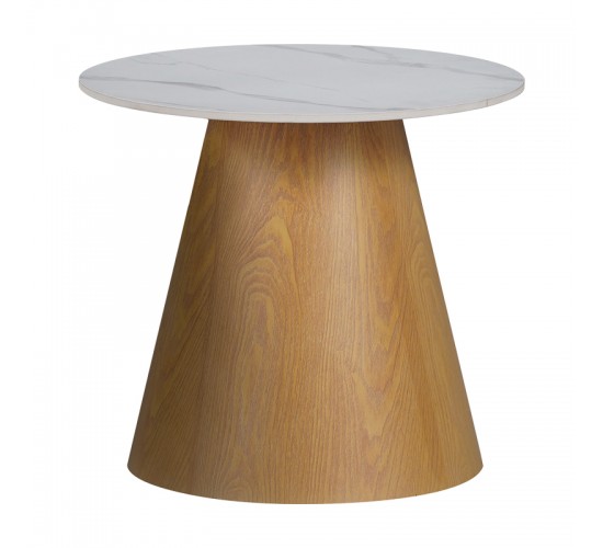 Βοηθητικό τραπέζι Soleire Inart λευκό μαρμάρου sintered stone Φ50x46εκ Υλικό: SINTERED STONE 029-000266 Βοηθητικό τραπέζι Soleire Inart λευκό μαρμάρου sintered stone Φ50x46εκ Υλικό: SINTERED STONE 029-000266