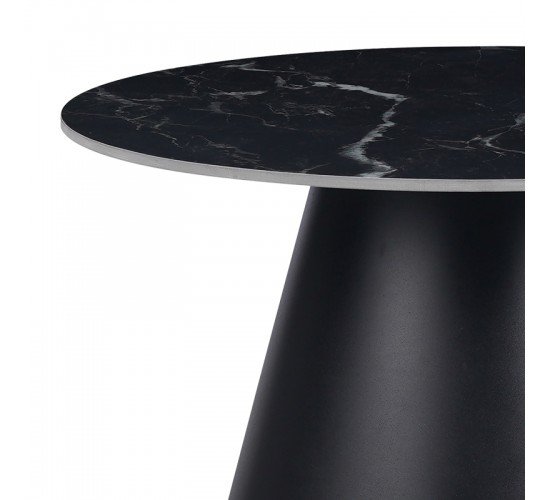 Βοηθητικό τραπέζι Fabrin Inart μαύρο μαρμάρου sintered stone-μαύρο μέταλλο Φ70x40εκ Υλικό: SINTERED STONE - METAL 029-000267 Βοηθητικό τραπέζι Fabrin Inart μαύρο μαρμάρου sintered stone-μαύρο μέταλλο Φ70x40εκ Υλικό: SINTERED STONE - METAL 029-000267
