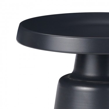 Βοηθητικό τραπέζι Ginoze Inart μαύρο μέταλλο Φ50x50εκ Υλικό: METAL 029-000269