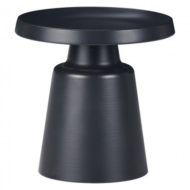 Βοηθητικό τραπέζι Ginoze Inart μαύρο μέταλλο Φ50x50εκ Υλικό: METAL 029-000269