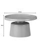 Τραπέζι σαλονιού Ginoze Inart cappuccino μέταλλο Φ70x40εκ Υλικό: METAL 029-000274 Τραπέζι σαλονιού Ginoze Inart cappuccino μέταλλο Φ70x40εκ Υλικό: METAL 029-000274