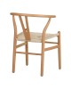 Καρέκλα Wishbone rubberwood-σχοινί σε φυσική απόχρωση 60x51x80εκ Υλικό: RUBERWOOD - ROPE PAPER 029-000285 Καρέκλα Wishbone rubberwood-σχοινί σε φυσική απόχρωση 60x51x80εκ Υλικό: RUBERWOOD - ROPE PAPER 029-000285