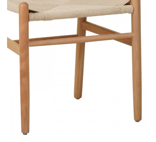 Καρέκλα Wishbone rubberwood-σχοινί σε φυσική απόχρωση 60x51x80εκ Υλικό: RUBERWOOD - ROPE PAPER 029-000285 Καρέκλα Wishbone rubberwood-σχοινί σε φυσική απόχρωση 60x51x80εκ Υλικό: RUBERWOOD - ROPE PAPER 029-000285