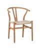 Καρέκλα Wishbone rubberwood-σχοινί σε φυσική απόχρωση 60x51x80εκ Υλικό: RUBERWOOD - ROPE PAPER 029-000285 Καρέκλα Wishbone rubberwood-σχοινί σε φυσική απόχρωση 60x51x80εκ Υλικό: RUBERWOOD - ROPE PAPER 029-000285