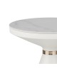 Βοηθητικά τραπέζια Coozlin Inart sintered stone σε απόχρωση λευκό μαρμάρου με λευκό-χρυσό μέταλλο Υλικό: METAL SINTERED STONE 029-000320 Βοηθητικά τραπέζια Coozlin Inart sintered stone σε απόχρωση λευκό μαρμάρου με λευκό-χρυσό μέταλλο Υλικό: METAL SINTERED STONE 029-000320