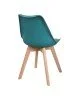 Καρέκλα Gaston PP-PU μπλε απόχρωση- φυσικό πόδι 58x47x85εκ Υλικό: PP - PU - BEECH WOOD 029-000339 Καρέκλα Gaston PP-PU μπλε απόχρωση- φυσικό πόδι 58x47x85εκ Υλικό: PP - PU - BEECH WOOD 029-000339