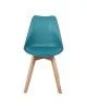 Καρέκλα Gaston PP-PU μπλε απόχρωση- φυσικό πόδι 58x47x85εκ Υλικό: PP - PU - BEECH WOOD 029-000339 Καρέκλα Gaston PP-PU μπλε απόχρωση- φυσικό πόδι 58x47x85εκ Υλικό: PP - PU - BEECH WOOD 029-000339