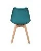 Καρέκλα Gaston PP-PU μπλε απόχρωση- φυσικό πόδι 58x47x85εκ Υλικό: PP - PU - BEECH WOOD 029-000339 Καρέκλα Gaston PP-PU μπλε απόχρωση- φυσικό πόδι 58x47x85εκ Υλικό: PP - PU - BEECH WOOD 029-000339