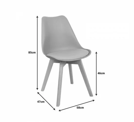 Καρέκλα Gaston PP-PU μπλε απόχρωση- φυσικό πόδι 58x47x85εκ Υλικό: PP - PU - BEECH WOOD 029-000339 Καρέκλα Gaston PP-PU μπλε απόχρωση- φυσικό πόδι 58x47x85εκ Υλικό: PP - PU - BEECH WOOD 029-000339