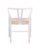 Καρέκλα Wishbone rubberwood-σχοινί σε λευκή απόχρωση 60x51x80εκ Υλικό: RUBERWOOD - ROPE PAPER 029-000343 Καρέκλα Wishbone rubberwood-σχοινί σε λευκή απόχρωση 60x51x80εκ Υλικό: RUBERWOOD - ROPE PAPER 029-000343