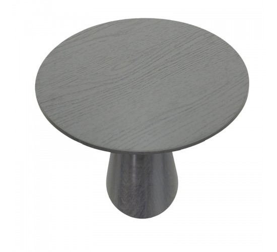 Tραπέζι Donda mdf μαύρο Φ100x76εκ Υλικό: MDF covered paper 029-000368