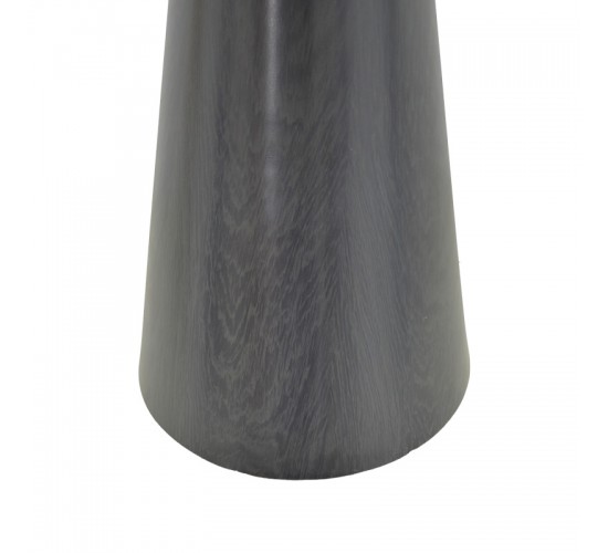 Tραπέζι Donda mdf μαύρο Φ100x76εκ Υλικό: MDF covered paper 029-000368