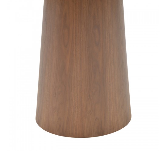 Tραπέζι Donda mdf καρυδί Φ100x76εκ Υλικό: MDF covered paper 029-000369