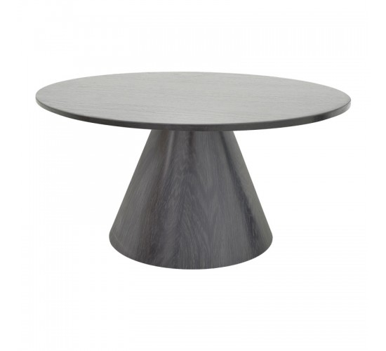 Tραπέζια σαλονιού Donda  mdf σετ 2τεμ. μαύρο Υλικό: MDF covered paper 029-000422