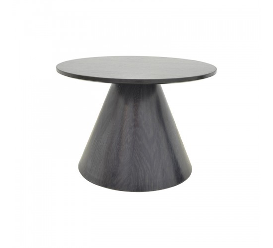 Tραπέζια σαλονιού Donda  mdf σετ 2τεμ. μαύρο Υλικό: MDF covered paper 029-000422