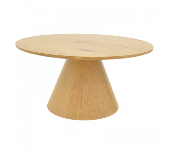 Tραπέζια σαλονιού Donda  mdf σετ 2τεμ. sonoma Υλικό: MDF covered paper 029-000424