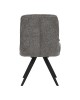 Καρέκλα περιστρεφόμενη Novo ύφασμα ανθρακί μπουκλε-πόδια μαύρο μεταλλικό 65.5x50x90εκ Υλικό: boucle FABRIC - METAL 029-000431