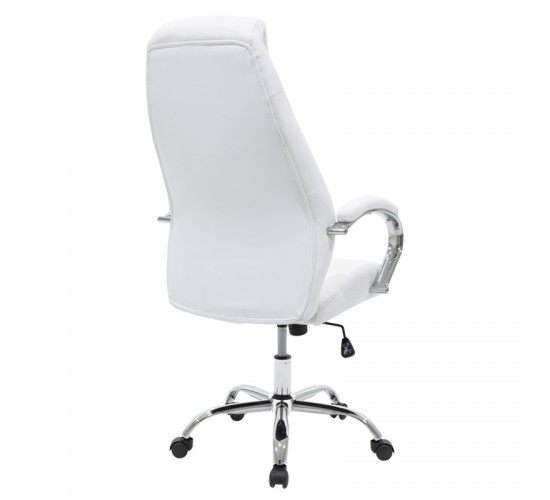 Καρέκλα γραφείου διευθυντή Sonar pu λευκό Υλικό: METAL. PU 033-000008