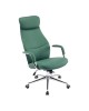 Καρέκλα γραφείου διευθυντή Ferka pu σε πράσινη απόχρωση 64x71x120-128εκ Υλικό: METAL - PU 033-000029