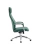 Καρέκλα γραφείου διευθυντή Ferka pu σε πράσινη απόχρωση 64x71x120-128εκ Υλικό: METAL - PU 033-000029