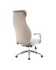 Καρέκλα γραφείου διευθυντή Ferka pu σε μπεζ απόχρωση 64x71x120-128εκ Υλικό: METAL - PU 033-000030