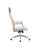 Καρέκλα γραφείου διευθυντή Ferka pu σε μπεζ απόχρωση 64x71x120-128εκ Υλικό: METAL - PU 033-000030