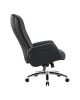 Καρέκλα γραφείου διευθυντή Kaline pu σε μαύρη απόχρωση 69x79x115-123εκ Υλικό: METAL - PU 033-000031
