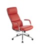 Καρέκλα γραφείου διευθυντή Bendona pu σε κόκκινη απόχρωση 71x78x119-127εκ Υλικό: METAL - PU 033-000034