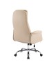 Καρέκλα γραφείου διευθυντή Derjio μπεζ pu 68x66x115εκ Υλικό: METAL - PU 033-000036