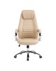 Καρέκλα γραφείου διευθυντή Sonar μπεζ pu 61x57x120-128εκ Υλικό: METAL - PU 033-000037