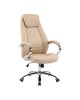 Καρέκλα γραφείου διευθυντή Sonar μπεζ pu 61x57x120-128εκ Υλικό: METAL - PU 033-000037
