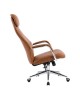 Καρέκλα γραφείου διευθυντή Ferka καφέ pu 64x71x120-128εκ Υλικό: METAL - PU 033-000038