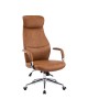 Καρέκλα γραφείου διευθυντή Ferka καφέ pu 64x71x120-128εκ Υλικό: METAL - PU 033-000038
