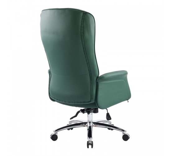 Καρέκλα γραφείου διευθυντή Kaline πράσινο pu 69x79x115-123εκ Υλικό: METAL - PU 033-000039