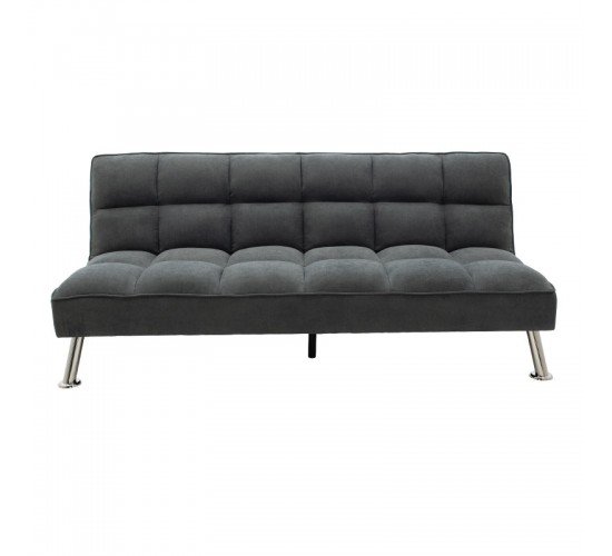 Καναπές-κρεβάτι Rebel 3θέσιος με ύφασμα ανθρακί 189x92x82εκ Υλικό: FABRIC 035-000020