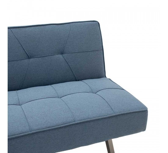 Καναπές-κρεβάτι Travis 3θέσιος με ύφασμα ανοικτό μπλε 175x83x74εκ Υλικό: FABRIC 035-000024