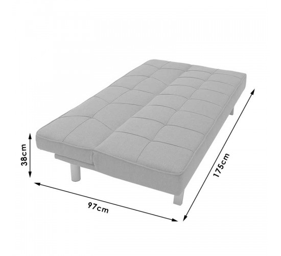 Καναπές-κρεβάτι Travis 3θέσιος με ύφασμα μπεζ 175x83x74εκ Υλικό: FABRIC 035-000025 Καναπές-κρεβάτι Travis 3θέσιος με ύφασμα μπεζ 175x83x74εκ Υλικό: FABRIC 035-000025