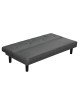 Καναπές-κρεβάτι Breathe 2θέσιος ύφασμα ανθρακί 167x77x73εκ Υλικό: FABRIC 035-000068