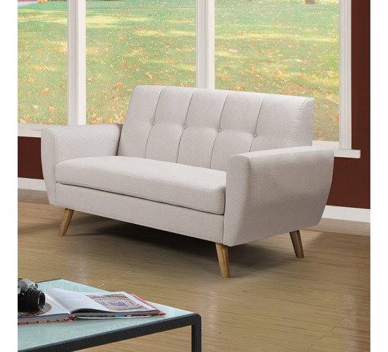 Καναπές Decency 2θέσιος ύφασμα μπεζ 149x75x86εκ Υλικό: FABRIC 035-000075 Καναπές Decency 2θέσιος ύφασμα μπεζ 149x75x86εκ Υλικό: FABRIC 035-000075
