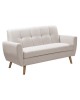 Καναπές Decency 2θέσιος ύφασμα μπεζ 149x75x86εκ Υλικό: FABRIC 035-000075 Καναπές Decency 2θέσιος ύφασμα μπεζ 149x75x86εκ Υλικό: FABRIC 035-000075