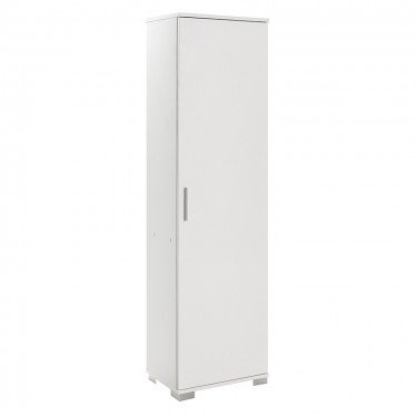 Ντουλάπι-στήλη Chad1 λευκό gloss 45x32x169εκ Υλικό: CLIPBOARD WITH MELAMINE 16mm. 039-000154