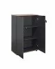 Ντουλάπι γραφείου Taker Ι σε ανθρακί απόχρωση 72x34x109εκ Υλικό: PARTICLE BOARD 039-000207 Ντουλάπι γραφείου Taker Ι σε ανθρακί απόχρωση 72x34x109εκ Υλικό: PARTICLE BOARD 039-000207