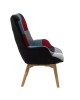 Πολυθρόνα Kido υφασμάτινη χρώμα patchwork Υλικό: WOOD.FABRIC 046-000001 Πολυθρόνα Kido υφασμάτινη χρώμα patchwork Υλικό: WOOD.FABRIC 046-000001