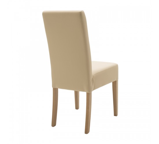 Καρέκλα Ditta PU εκρού- πόδι μασίφ ξύλο sonoma Υλικό: PU - SOLID WOOD BEECH 047-000030 Καρέκλα Ditta PU εκρού- πόδι μασίφ ξύλο sonoma Υλικό: PU - SOLID WOOD BEECH 047-000030