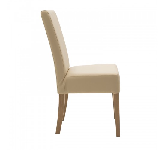 Καρέκλα Ditta PU εκρού- πόδι μασίφ ξύλο sonoma Υλικό: PU - SOLID WOOD BEECH 047-000030 Καρέκλα Ditta PU εκρού- πόδι μασίφ ξύλο sonoma Υλικό: PU - SOLID WOOD BEECH 047-000030