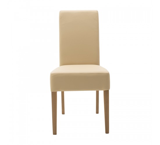 Καρέκλα Ditta PU εκρού- πόδι μασίφ ξύλο sonoma Υλικό: PU - SOLID WOOD BEECH 047-000030 Καρέκλα Ditta PU εκρού- πόδι μασίφ ξύλο sonoma Υλικό: PU - SOLID WOOD BEECH 047-000030